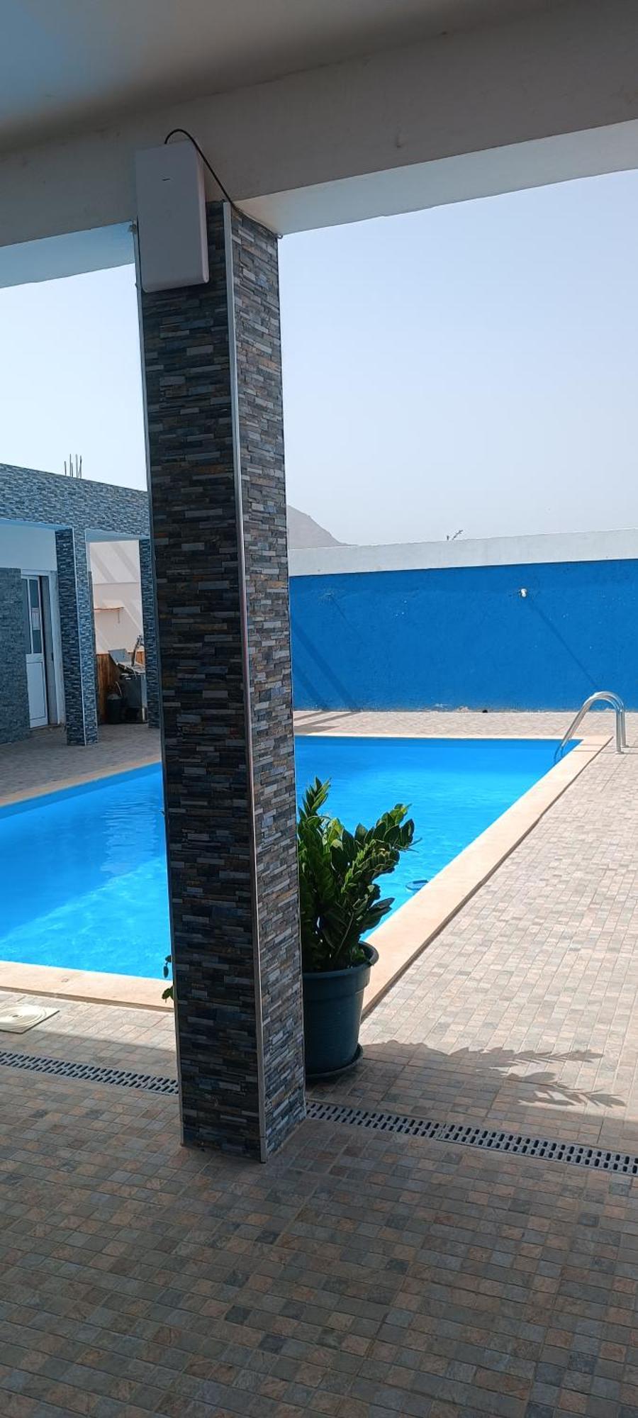 Residencia Aguia Villa Praia Bagian luar foto